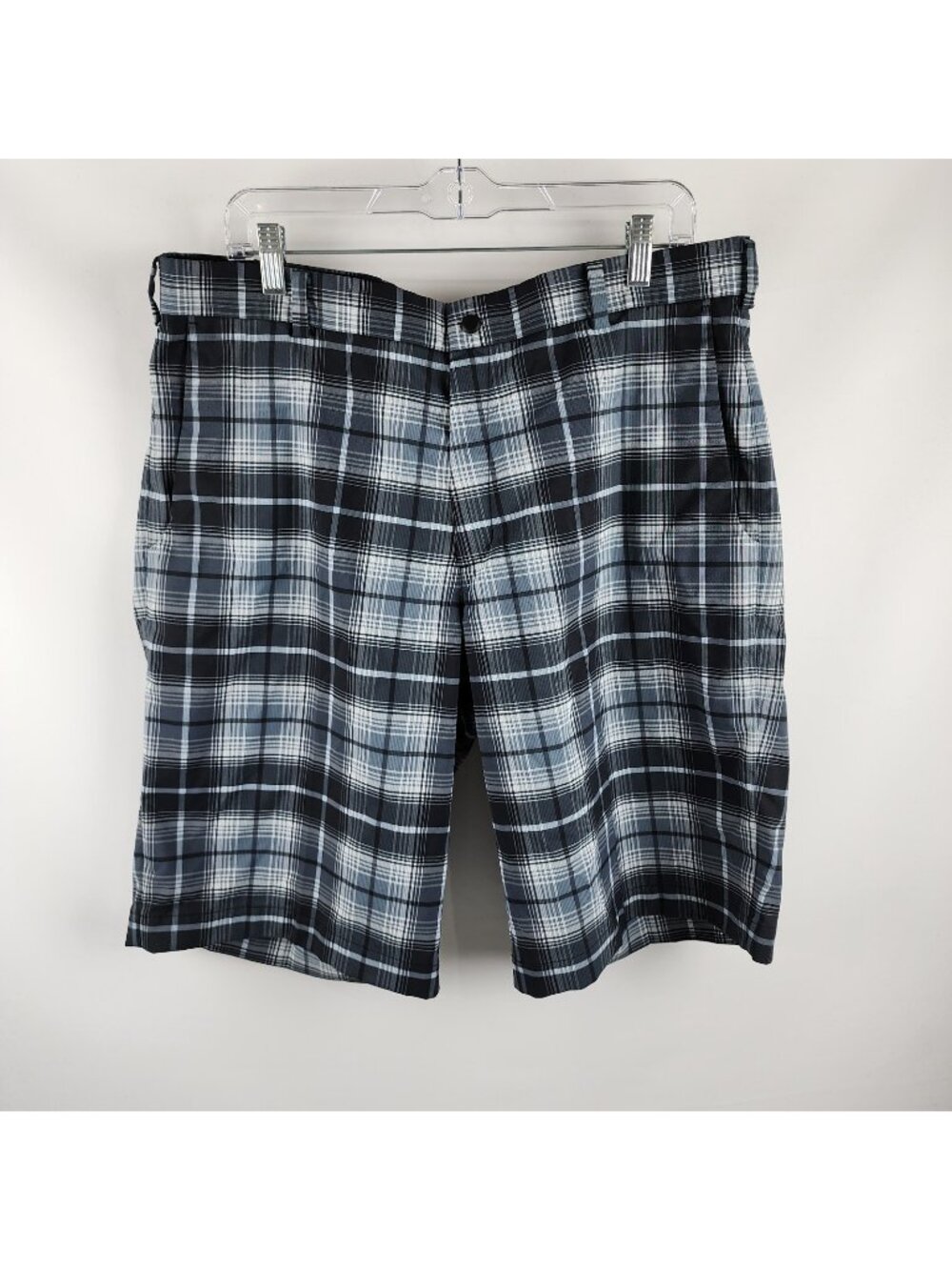 Nike Short Mens 36x11 Multi Plaid DriFit Performance Golf Shorts 648319-469